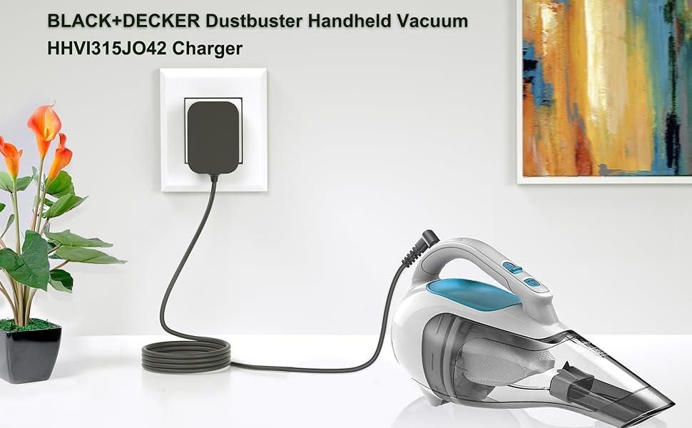 VHBW Replacement for Black and Decker Dustbuster Charger 15V Compatible
