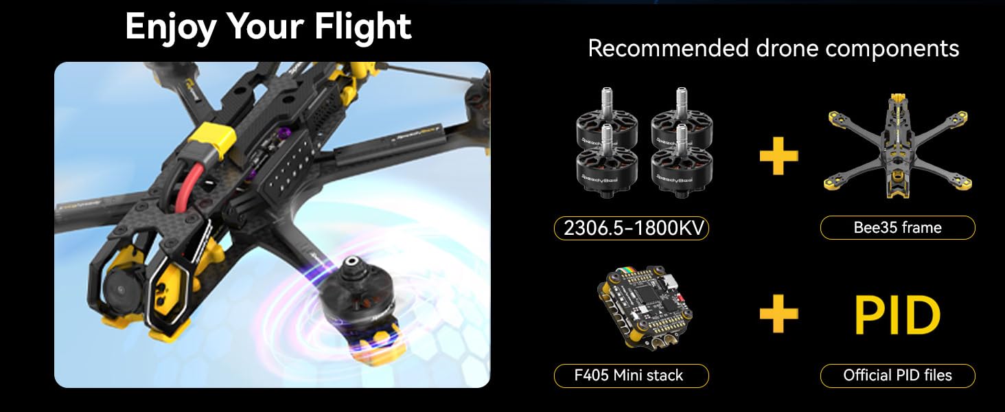 SpeedyBee 2306.5-1800KV Motor Master5V2 5 inch FPV