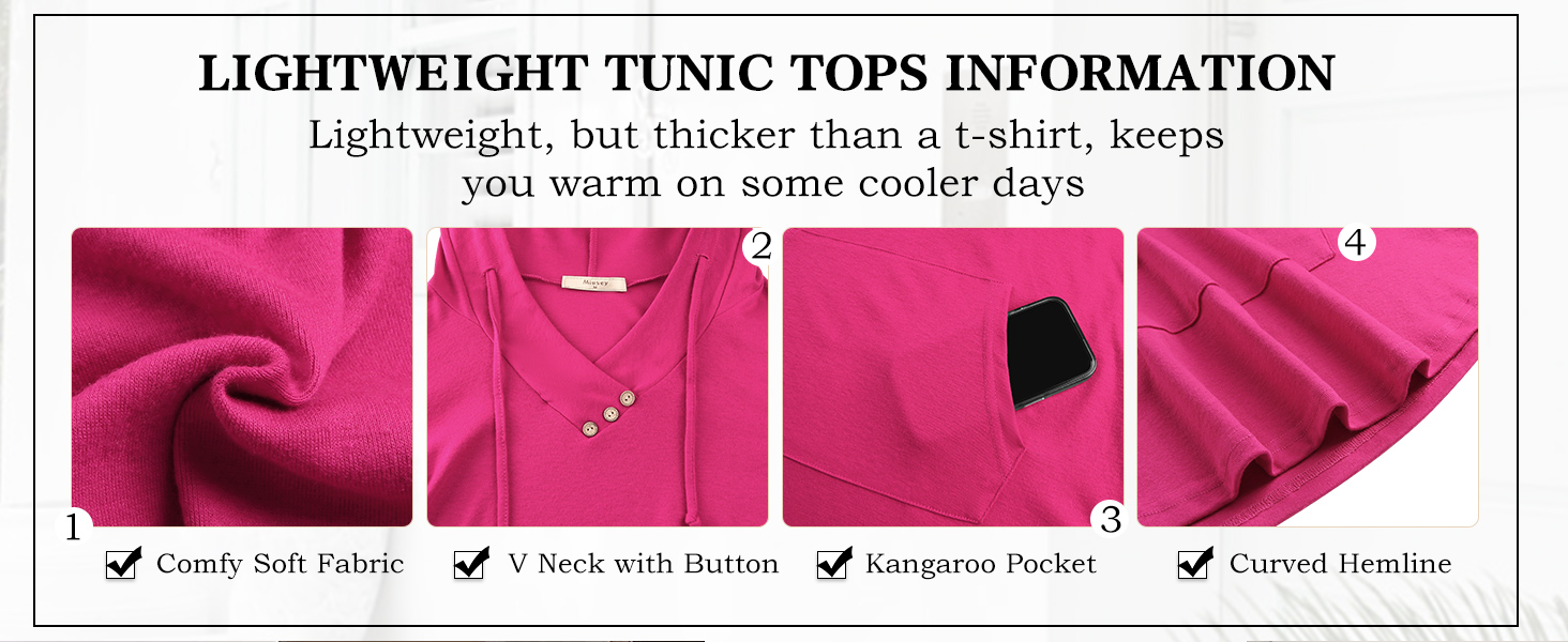 tunic sweatshirt for women