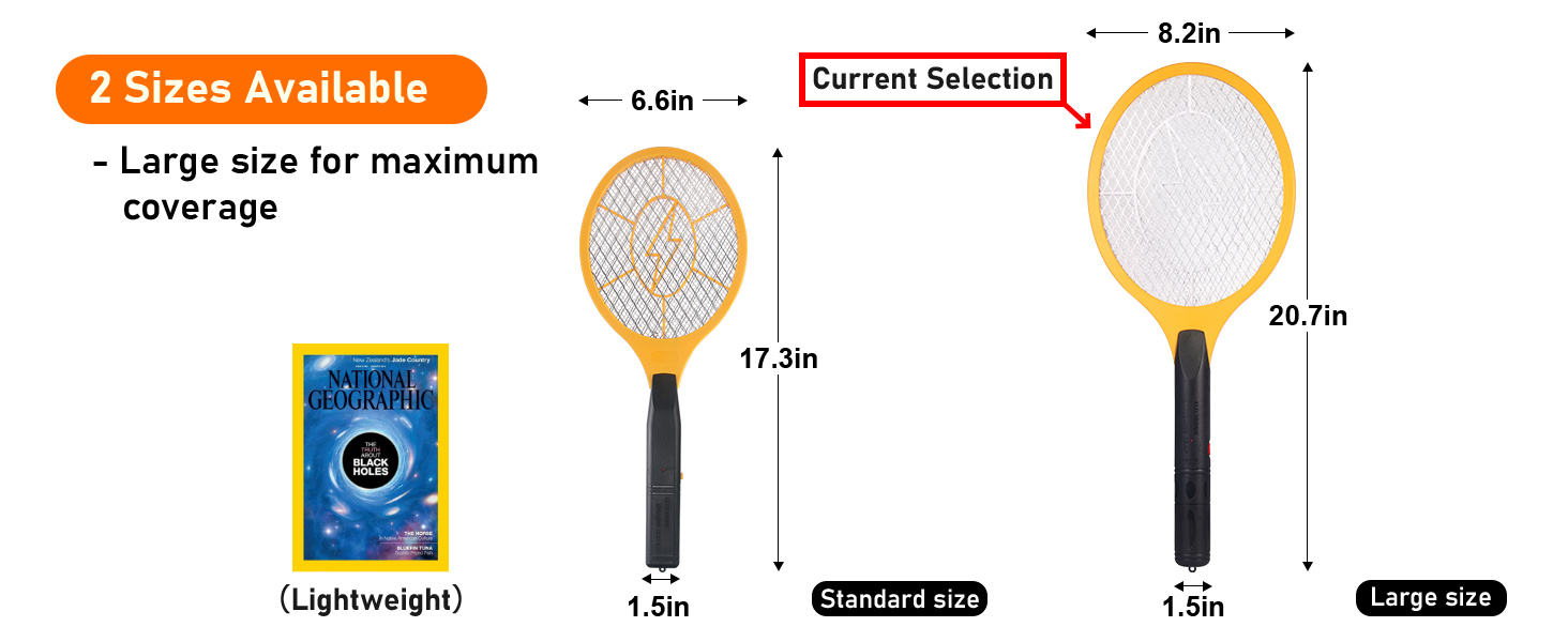 2 Pack Bug Zapper Electric Fly Swatter Zap Mosquito