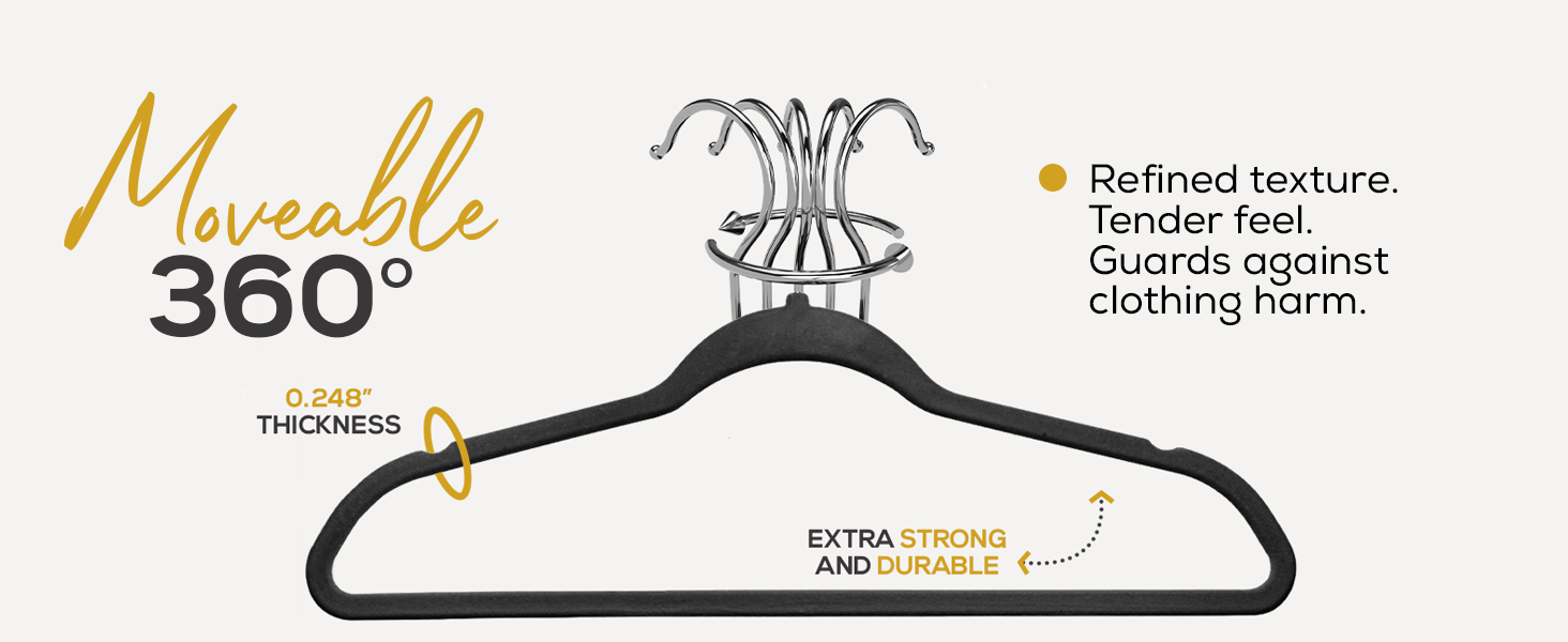 Colgadores Slim black velvet hangers non slip clothes hangers closet storage space saving hangers