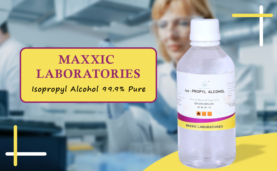Maxxic Laboratories Isopropyl Alcohol 99.9 Pure [(CH3)2CHOH] CAS 67