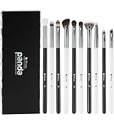 DUcare Eyeshadow Brushes Set 10pcs Eye Makeup Brushes Professional Eyeshadow Brush Set Travel Con...