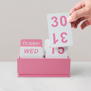 flip calendar for desk