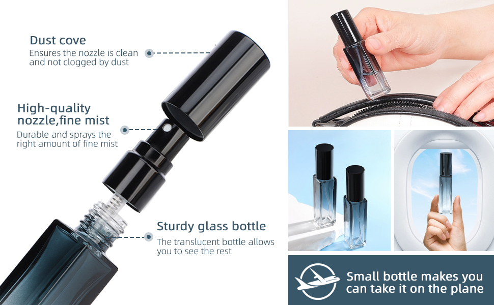 parfumverstuiver navulbaar mini parfum spuitfles glas verstuiver spuitfles