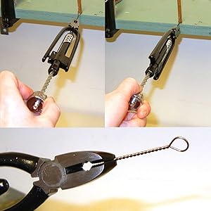 Pince à Freiner, 6 Pouces Pince Torsadée Pour Fil Pince à Torsader De Sécurité Pince à Fileter Avec Ressort Professionnelle Pince De Torsion En Acier à Haute Teneur En Carbone Durable 14 3