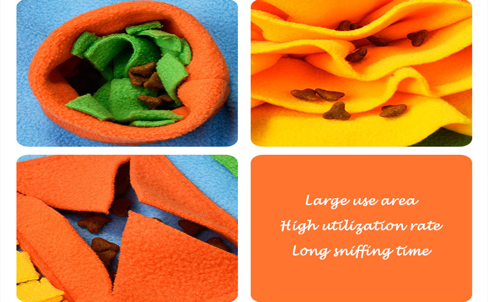 Snuffle Mat for Dogs,Sniff Mat for Dogs Large Size 50X80cm,Puzzle Toys