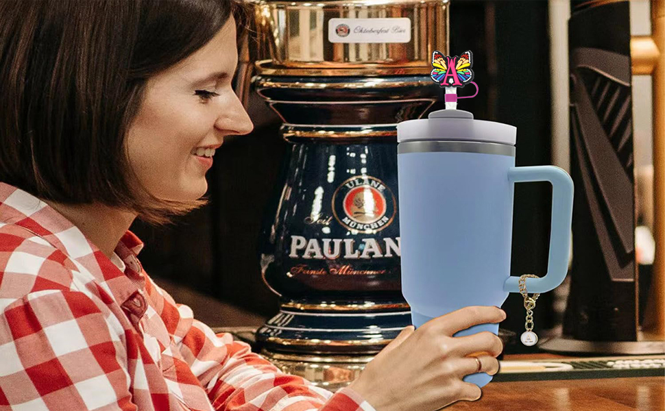 DJAIOD Stanley Straw Cover Cap for 30 Oz&40 Oz, 2 Pcs 10mm