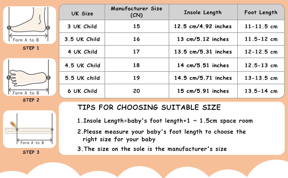 Baby Shoes Boys Girls Winter Snow Boots 6 9 12 18 Months Toddler Kids Booties Size 3 4 5 6 UK Child