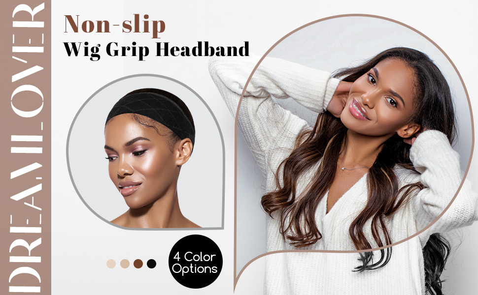 Dreamlover Wig Grip Band, Wig Bands for Keeping Wigs in