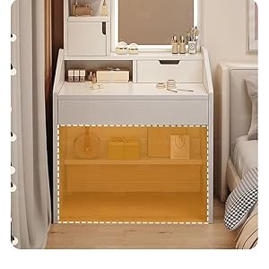 Amazon｜UKewei ドレッサー 化粧台 鏡台 ドレッサー コンパクト