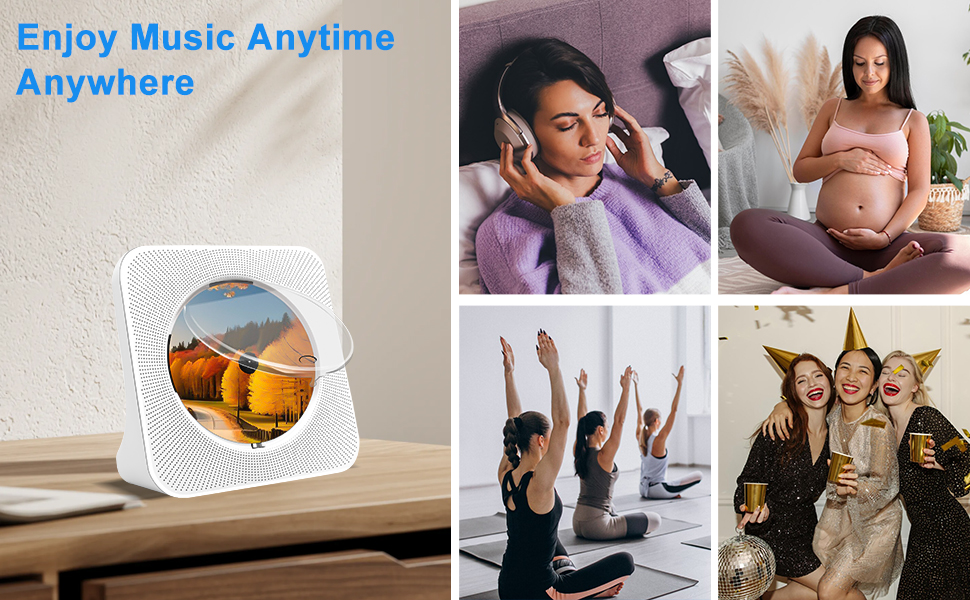 portable cd player with bluetooth