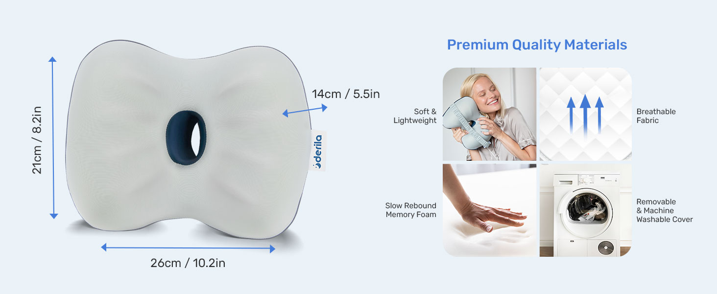 Amazon.com: Derila Knee Pillow | The Perfect Leg Pillow for Pain Relief. Reduce troublesome Back ...
