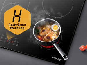 Plaque De Cuisson électrique En Céramique Intégrée 5 Foyers, 8500 W Avec Zone Triple & Ovale 90cm Gasland Chef CH90BF 17 plaque de cuisson en céramique