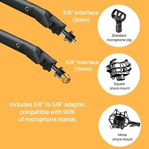 ZHUOAOO Mic Boom Arm
