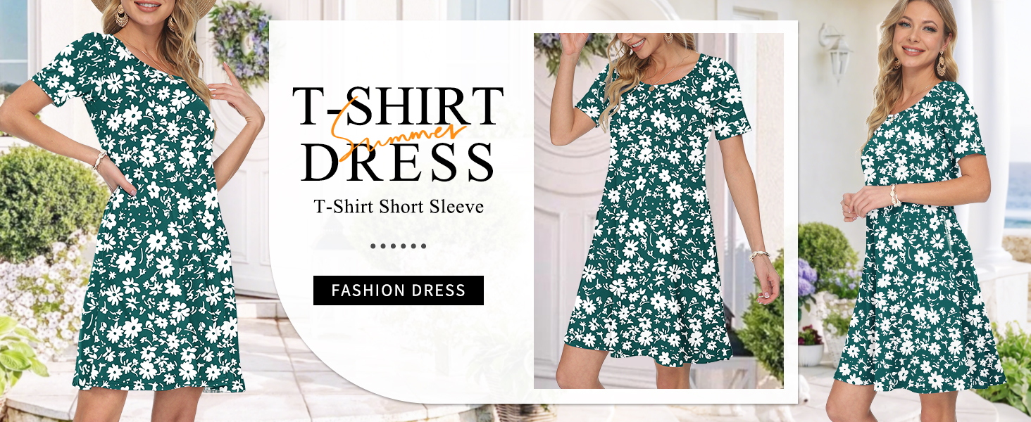 Short Sleeve Dresses for Woman UK