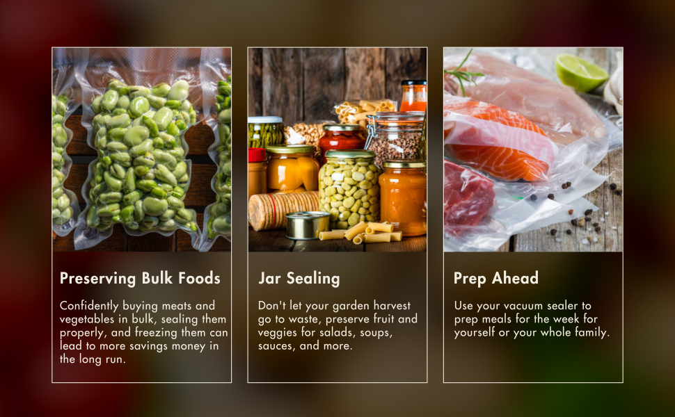 Aoresac Vacuum Sealer Machine, Automatic Food Vacuum Sealer