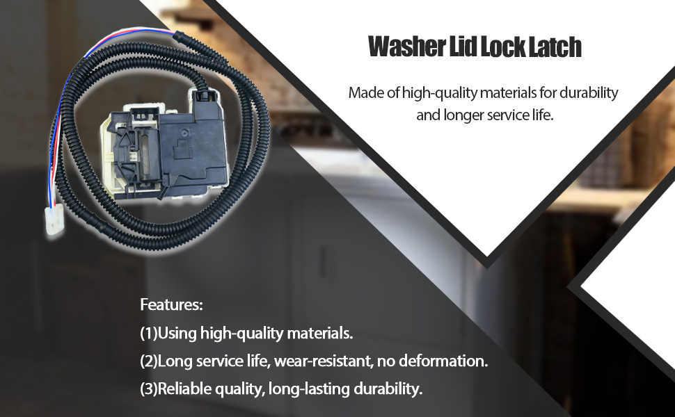 W11368616 Washer Lid Lock Latch Fit for Whirlpool