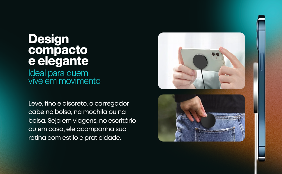 carregador magnético