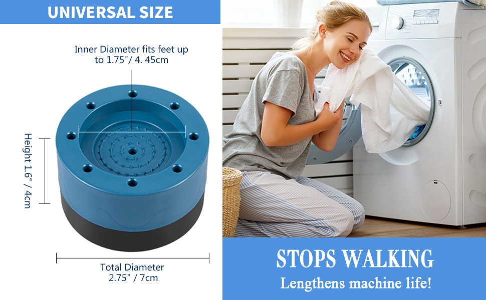 Anti Vibration Pads, washing machine support foot pads, Washer and