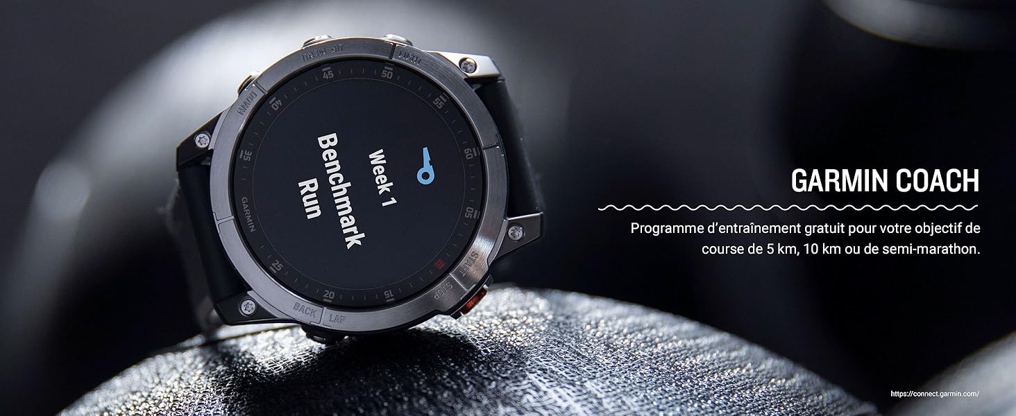 Garmin - Epix™ - Montre GPS Multisport connectée avec écran AMOLED