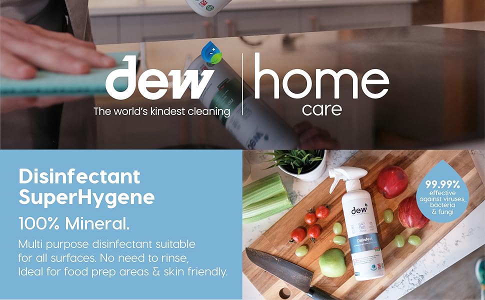 Dew Disinfect Spray 500ml 100 Natural Eco Antibacterial Spray Safe