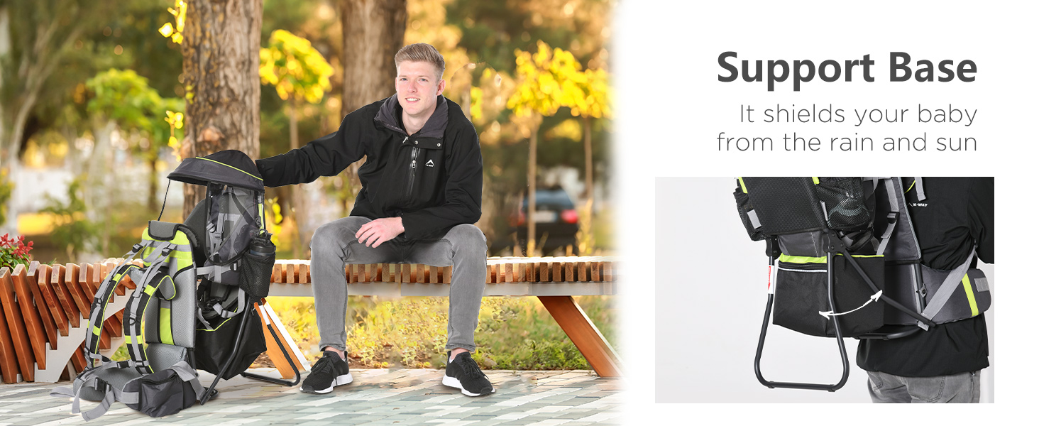 Baby Hiking Backpack Carrier Child Carrier with Ergonomic Hip