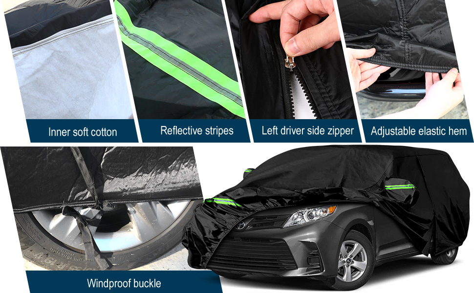 Waterproof Car Cover Replace for 20032024 Toyota Sienna
