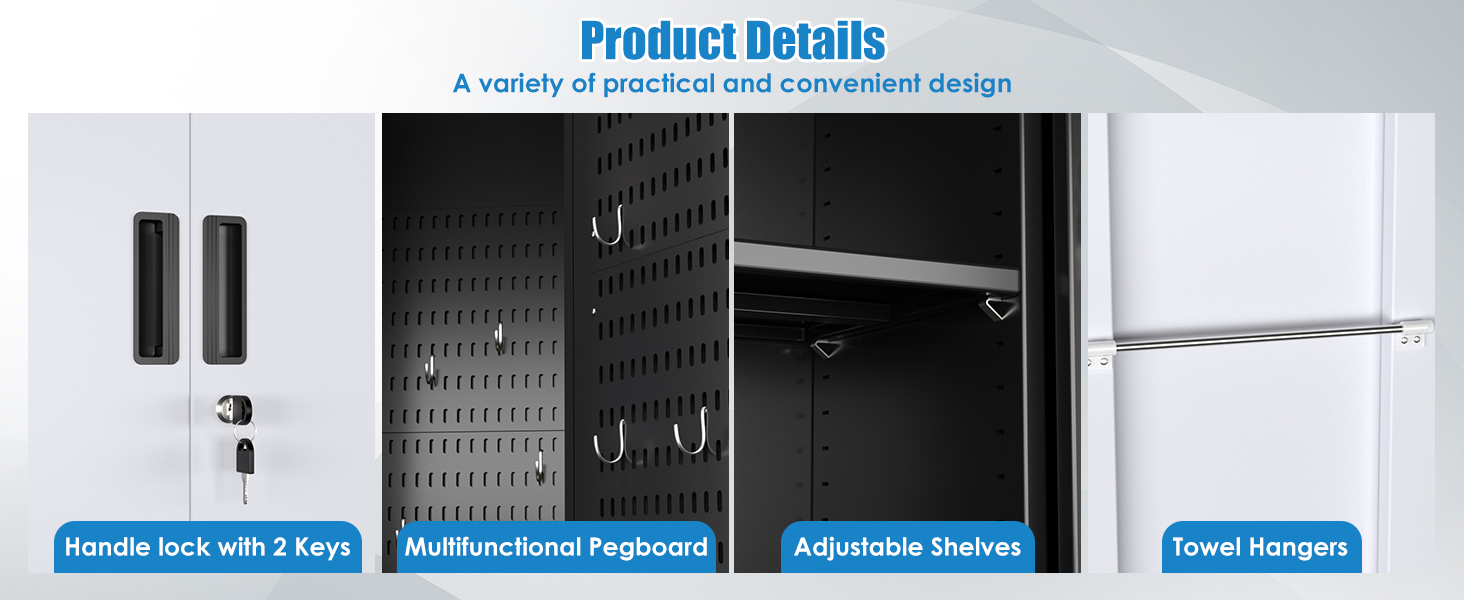 Broom Closet Storage Cabinet