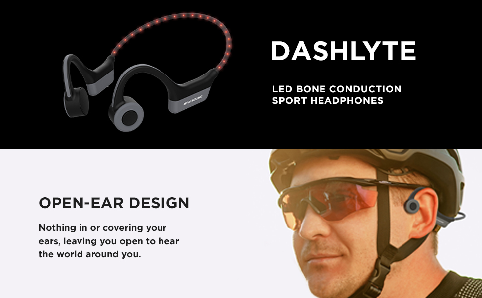 OPN Sound OS4000BL Dashlyte Bluetooth BoneConduction LED