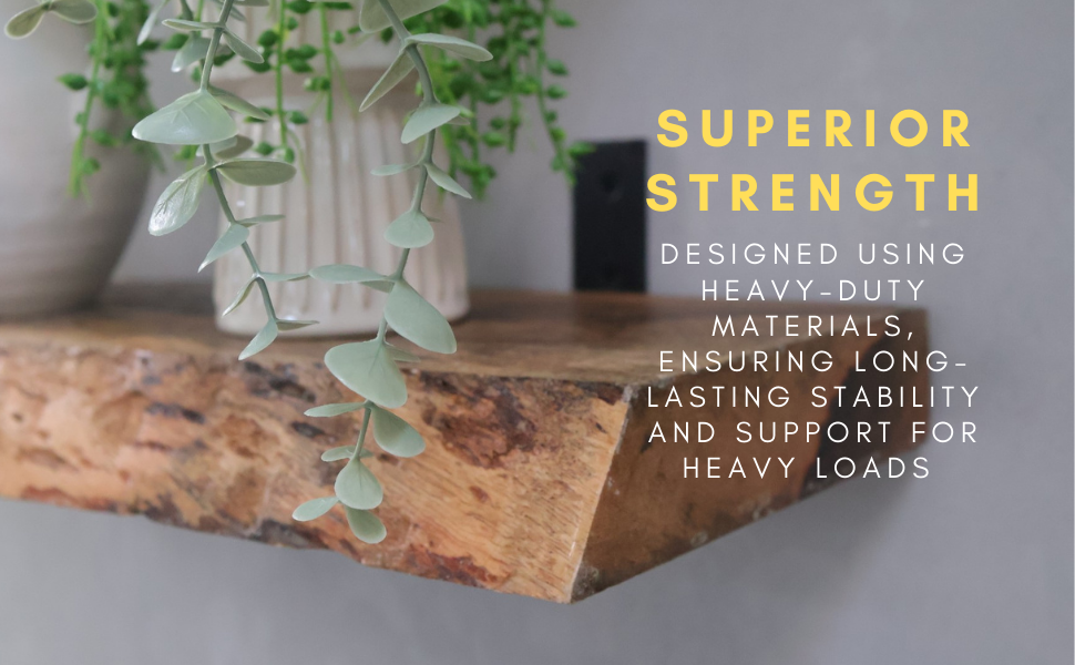 Lang Horn 4 X Heavy Duty Shelf Brackets for Shelves, Shelf Bracket for