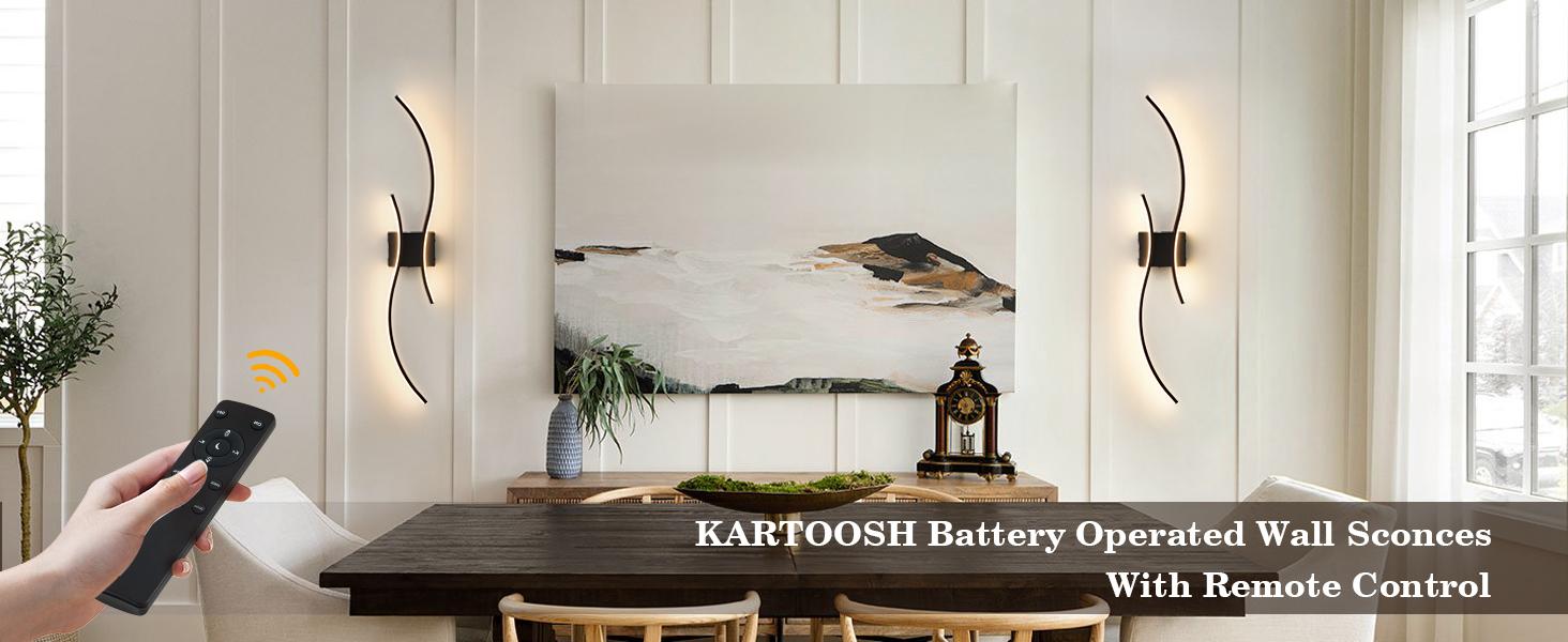 Battery Operated Wall Sconces