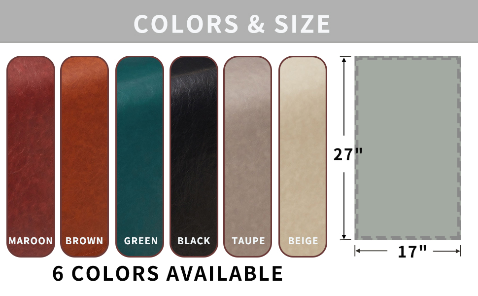 Hittun Non Slip Recliner Headrest Protector Washable Faux