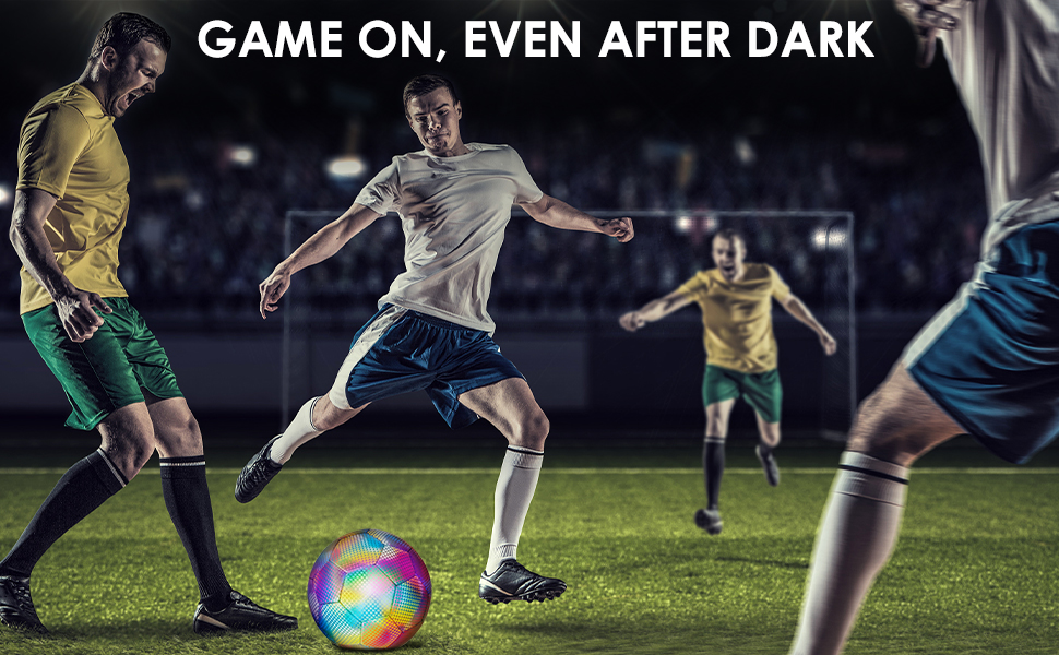 Reflective Glowing Football soccer