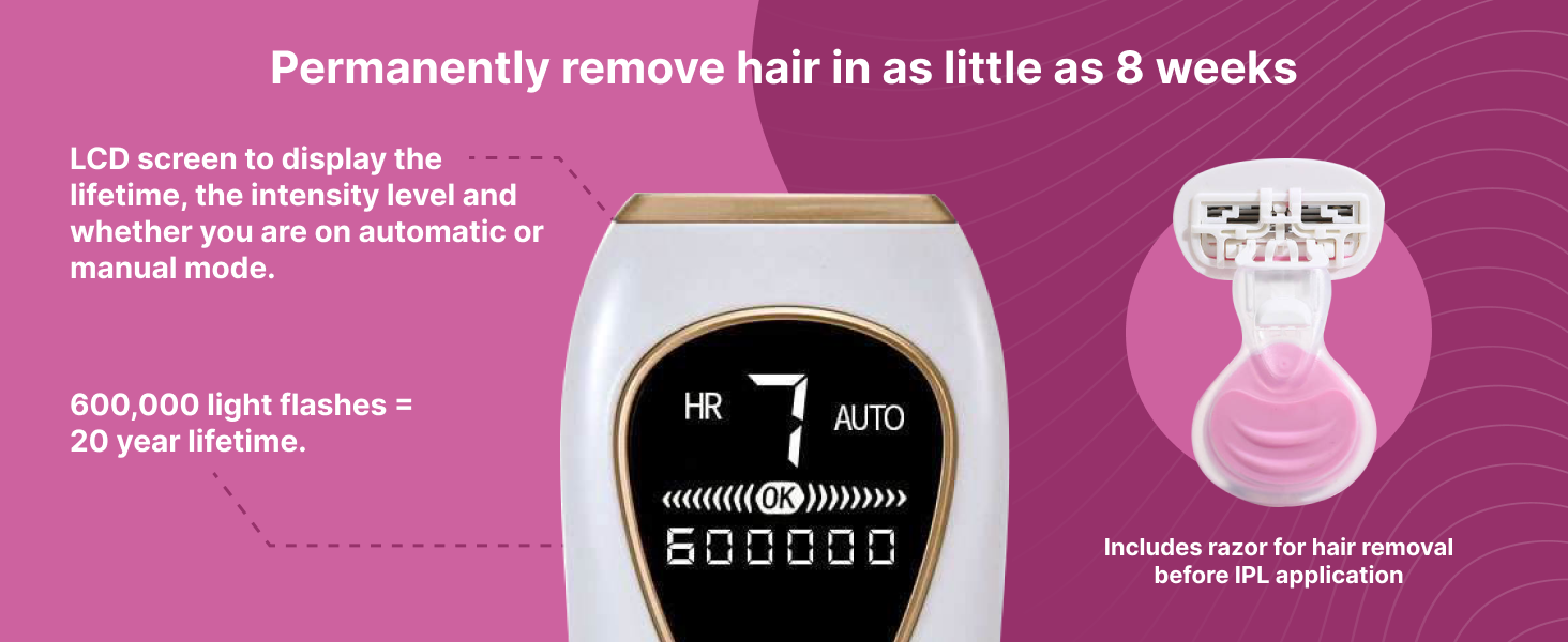 remover deluxe devices depiladora láser ii mujer face machine pure fit ilp