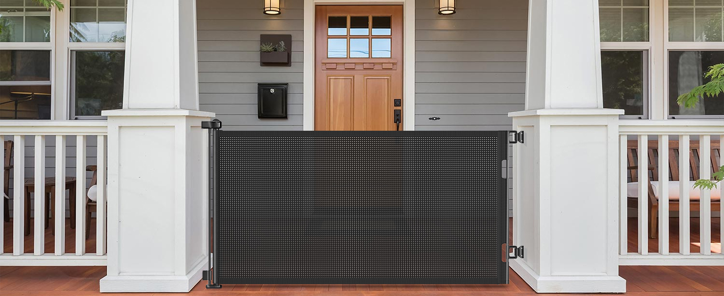 55 inch Retractable Baby Gates, EZIGO Extra Wide Baby Gate