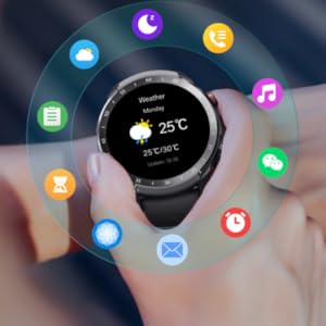 Mibro Smart Watch A2 (Black) - HD Display, Bluetooth Calling, 2ATM Waterproof, 70 Sports Heart Rate