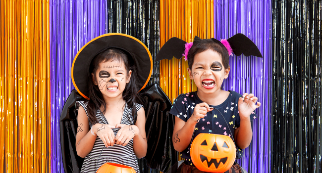 halloween party backdrop