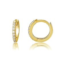 gold plated hoop earrings for little girls keepsake