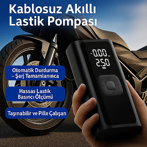 Hava Kompresörü, Araç Kompresörü, Şişirme pompası, Taşınabilir Hava Kompresörü, Şarjlı Hava Pompası