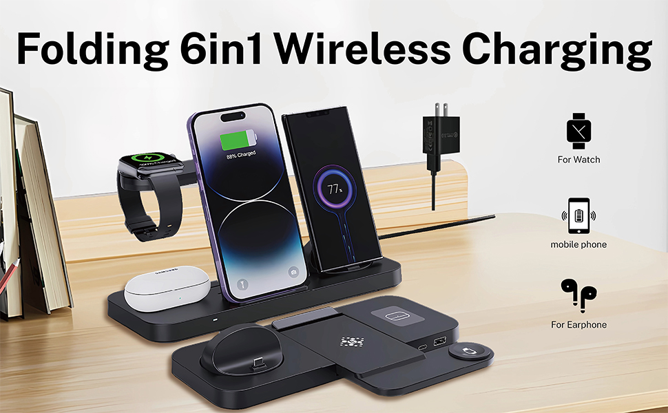 Amazon.com: 6-in-1 Fast Wireless Charging Station for iPhone