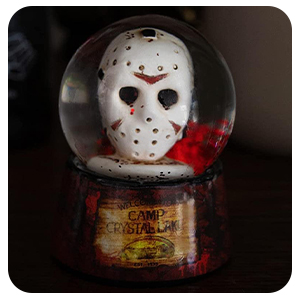 Amazon.com: Friday the 13th Jason's Mask 3-Inch Mini Snow Globe