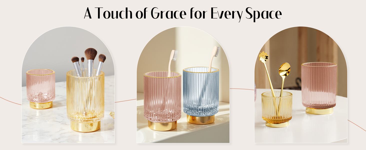 make up brush holder, toothbrush holder, brush holder for vanity, makeup brush organizer,pen holder