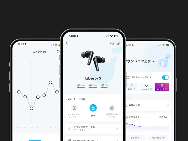 名無しさん専用⭐︎soundcore Liberty 5 ディープブルー R 右耳 Amazon | Anker Soundcore Liberty 5（Bluetooth 5.4）【完全