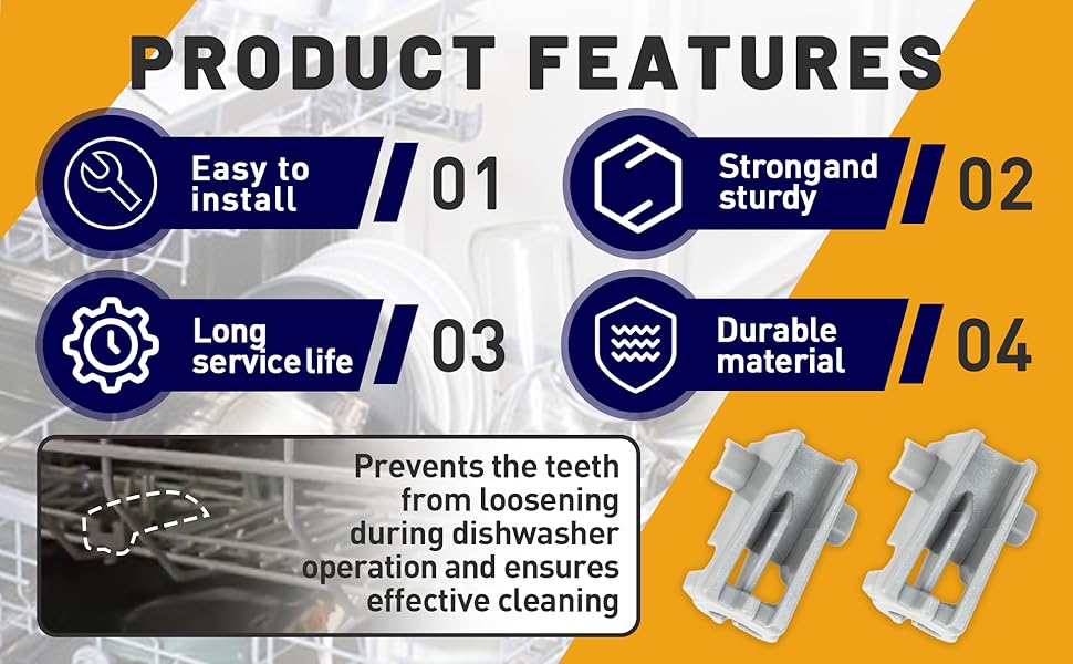 Dishwasher Rack Fixing Clip 2