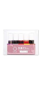 Amazon.co.jp: 和紙染めカラー 5色 Bセット 9ml : ホビー