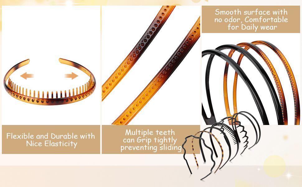 Kunststoff-Stirnbänder.