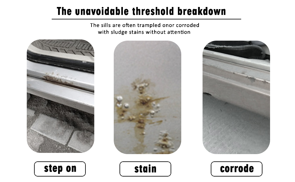 Kidoca® 4PCS Car Door Carbon Fiber Sill Edge AntiScratch Guard