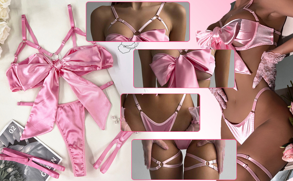 Strappy Present Lingerie Set