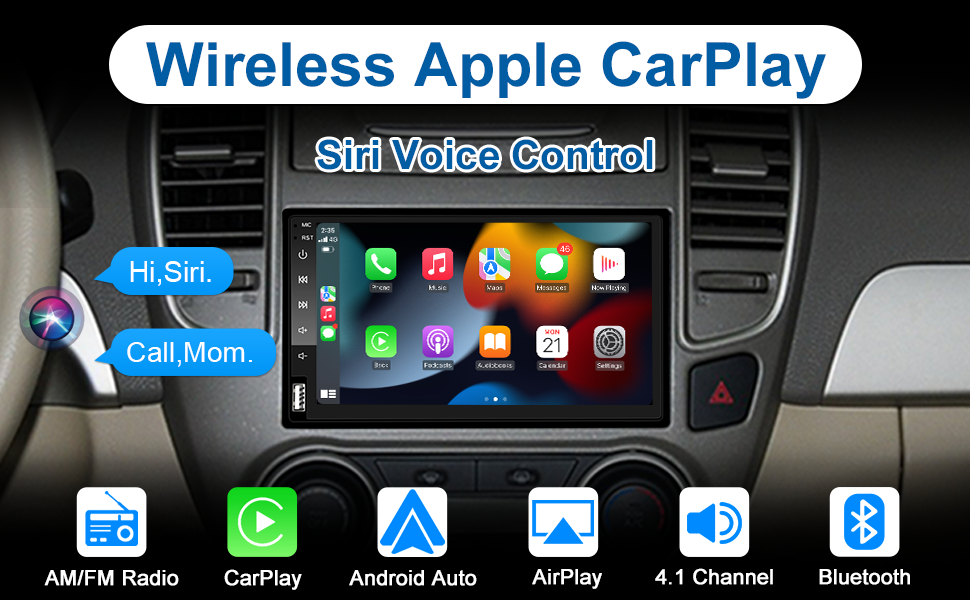 カーオーディオ APP CAST ll Amazon.com: 9 Inch Android Car Radio 2+32GB Double Din